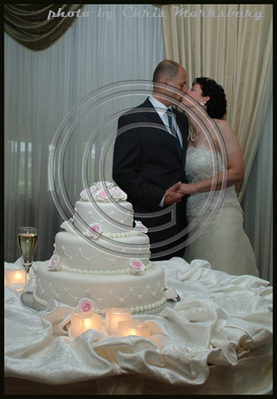 Wedding Cake and Couple