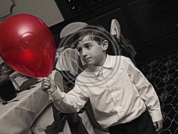 Party Balloon and Boy